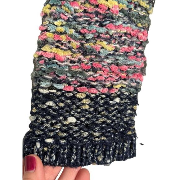 Easel Ombre Multi Color Chunky Knit Sweater S/M - Picture 7 of 8